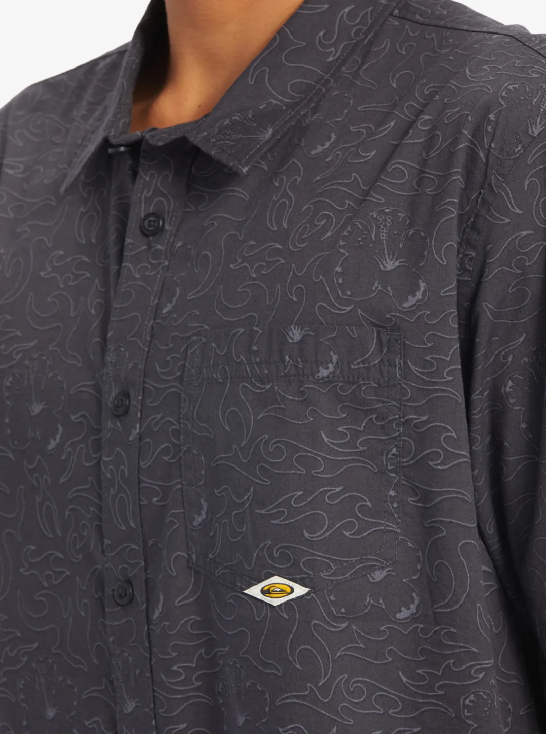 Mens Quiksilver Shirts & Polos|The Saturn Short Sleeve Shirt
