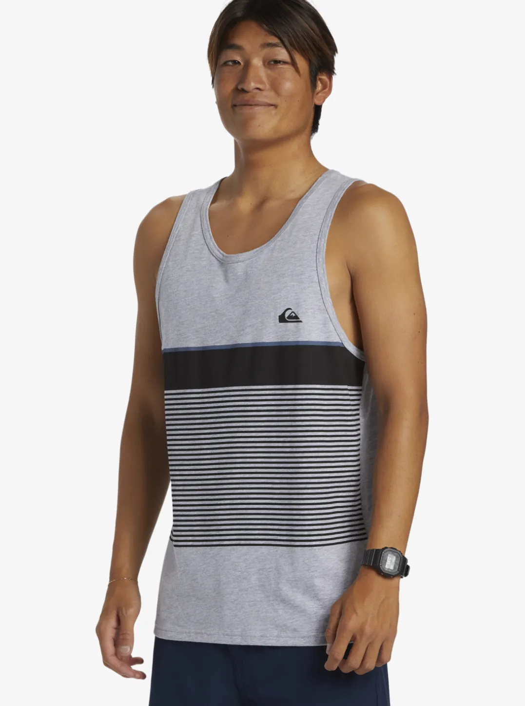 Mens Quiksilver Tees|Tijuana Stripe Tank Top