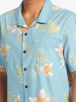 Mens Quiksilver Shirts & Polos|Tropical Floral Short Sleeve Woven Shirt