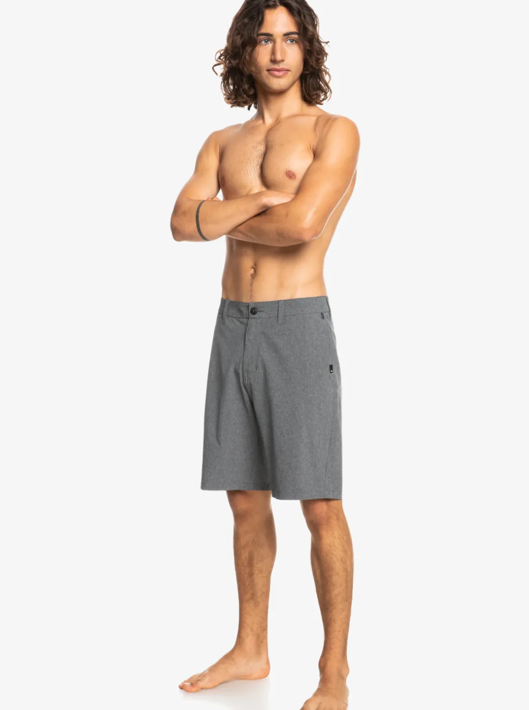 Mens Quiksilver Boardshorts|Union Heather 20" Amphibian Boardshorts For Young Men