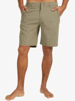 Mens Quiksilver Boardshorts|Union Heather Amphibian 20" Hybrid Shorts