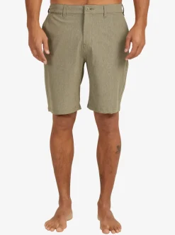 Mens Quiksilver Boardshorts|Union Heather Amphibian 20" Hybrid Shorts