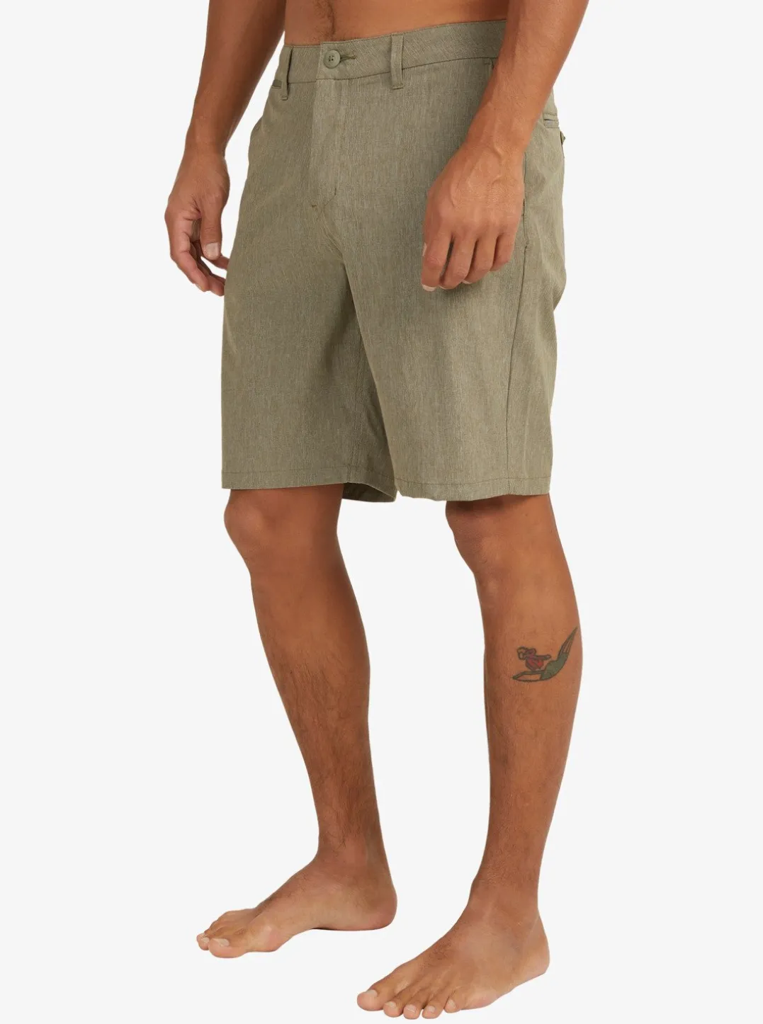 Mens Quiksilver Boardshorts|Union Heather Amphibian 20" Hybrid Shorts