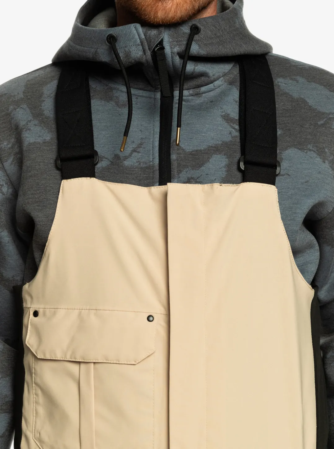 Mens Quiksilver Snow Pants|Utility Technical Snow Bib Pants