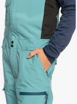 Mens Quiksilver Snow Pants|Utility Technical Snow Bib Pants