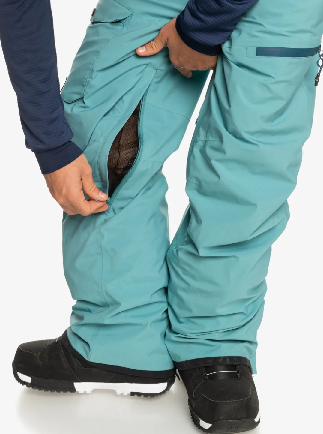 Mens Quiksilver Snow Pants|Utility Technical Snow Bib Pants