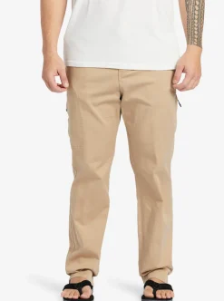Mens Quiksilver Pants|Waterman After Surf Elastic Waist Pants