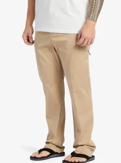 Mens Quiksilver Pants|Waterman After Surf Elastic Waist Pants