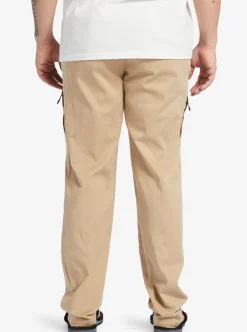 Mens Quiksilver Pants|Waterman After Surf Elastic Waist Pants