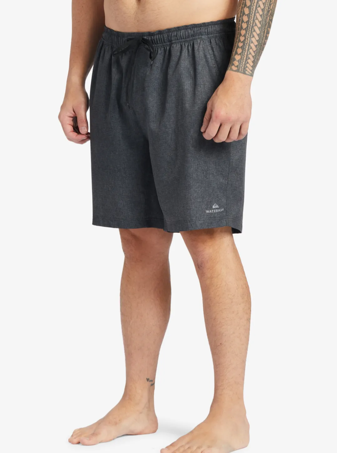 Mens Quiksilver Elastic Waist|Waterman After Surf Stretch 20" Amphibian Boardshorts