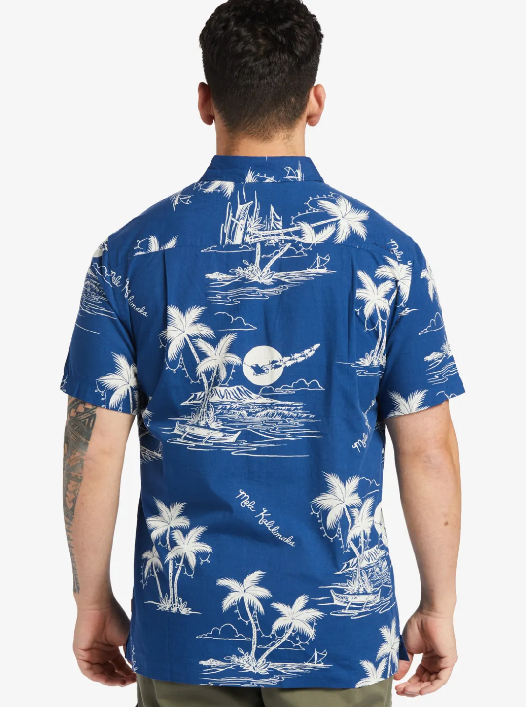Mens Quiksilver Shirts & Polos|Waterman Ahi Holiday Woven Shirt