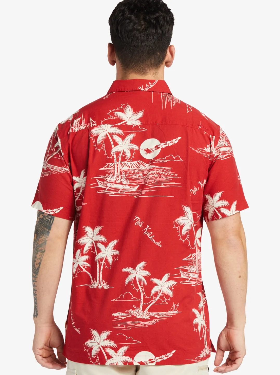 Mens Quiksilver Shirts & Polos|Waterman Ahi Holiday Woven Shirt