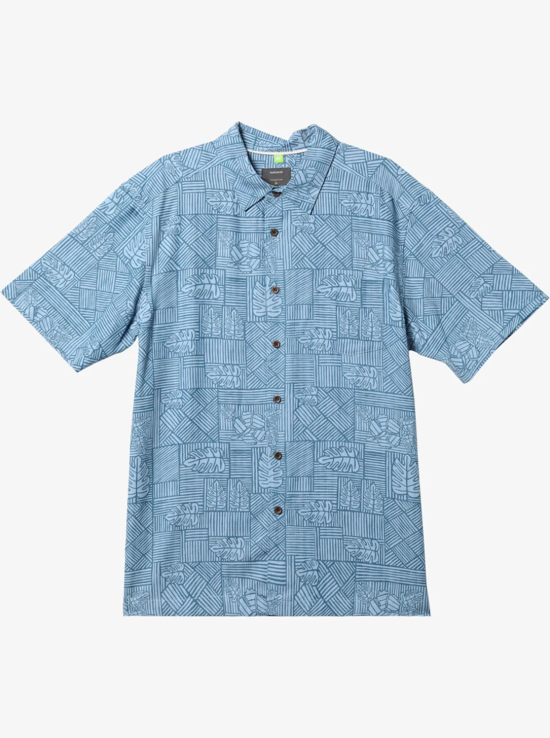 Mens Quiksilver Shirts & Polos|Waterman Amazed Palm Woven Shirt