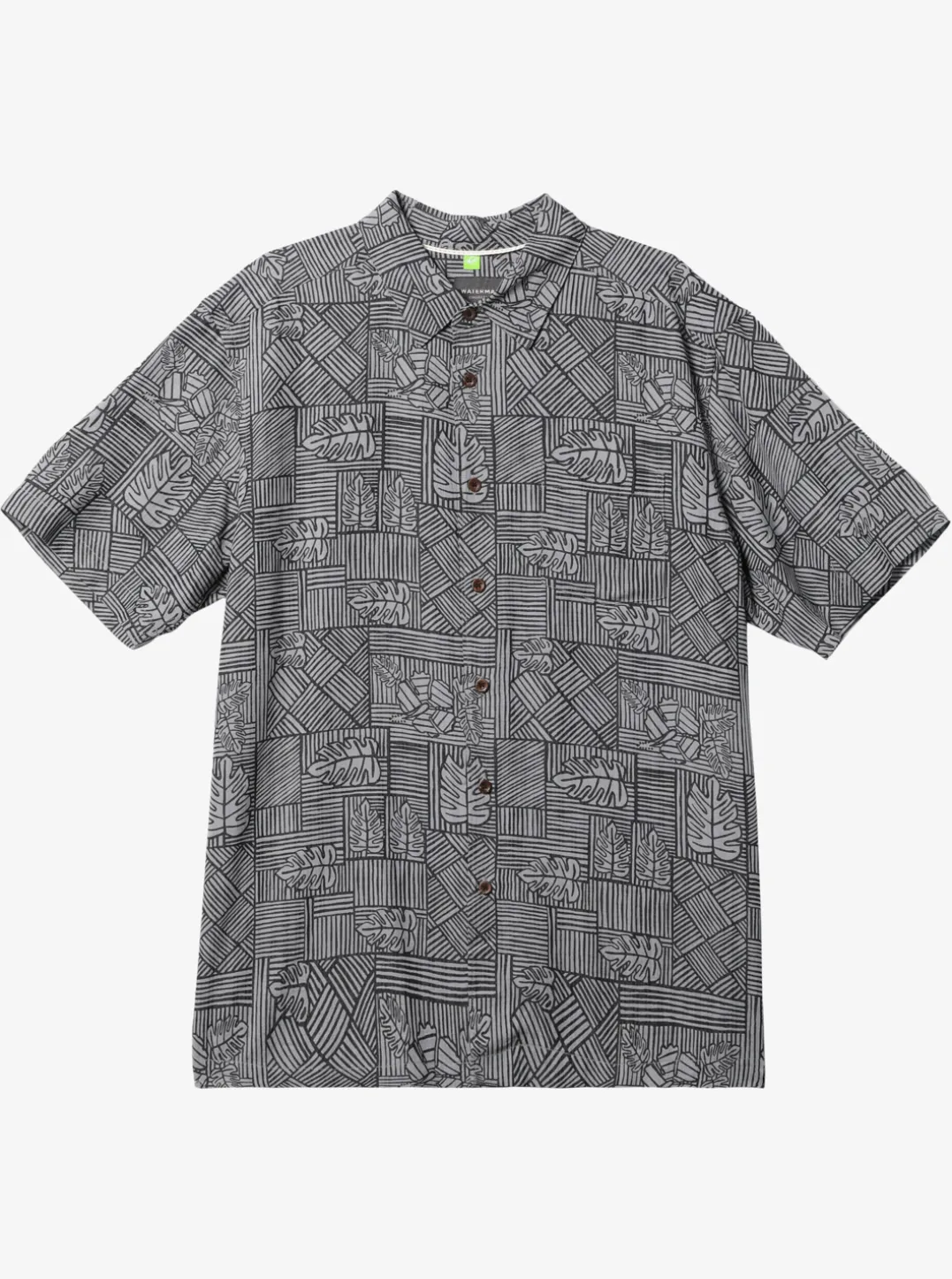 Mens Quiksilver Shirts & Polos|Waterman Amazed Palm Woven Shirt