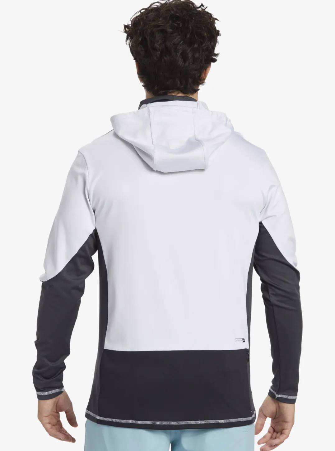 Mens Quiksilver Rashguards|Waterman Angler Hooded Upf 50 Long Sleeve Surf Tee