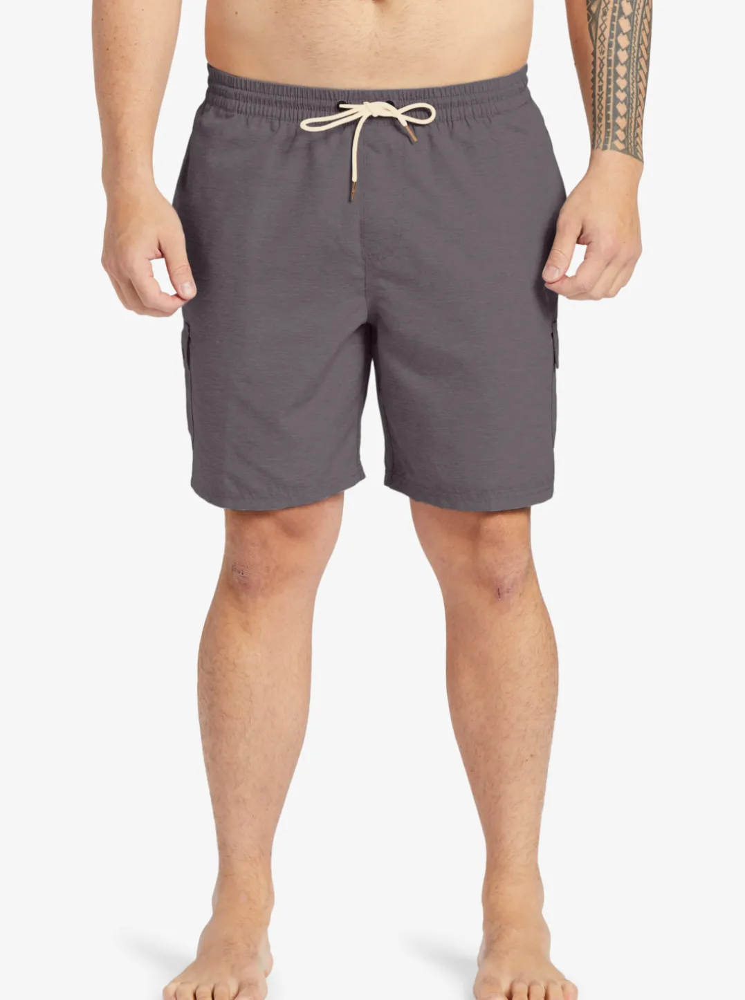 Mens Quiksilver Elastic Waist|Waterman Balance 18" Volleys