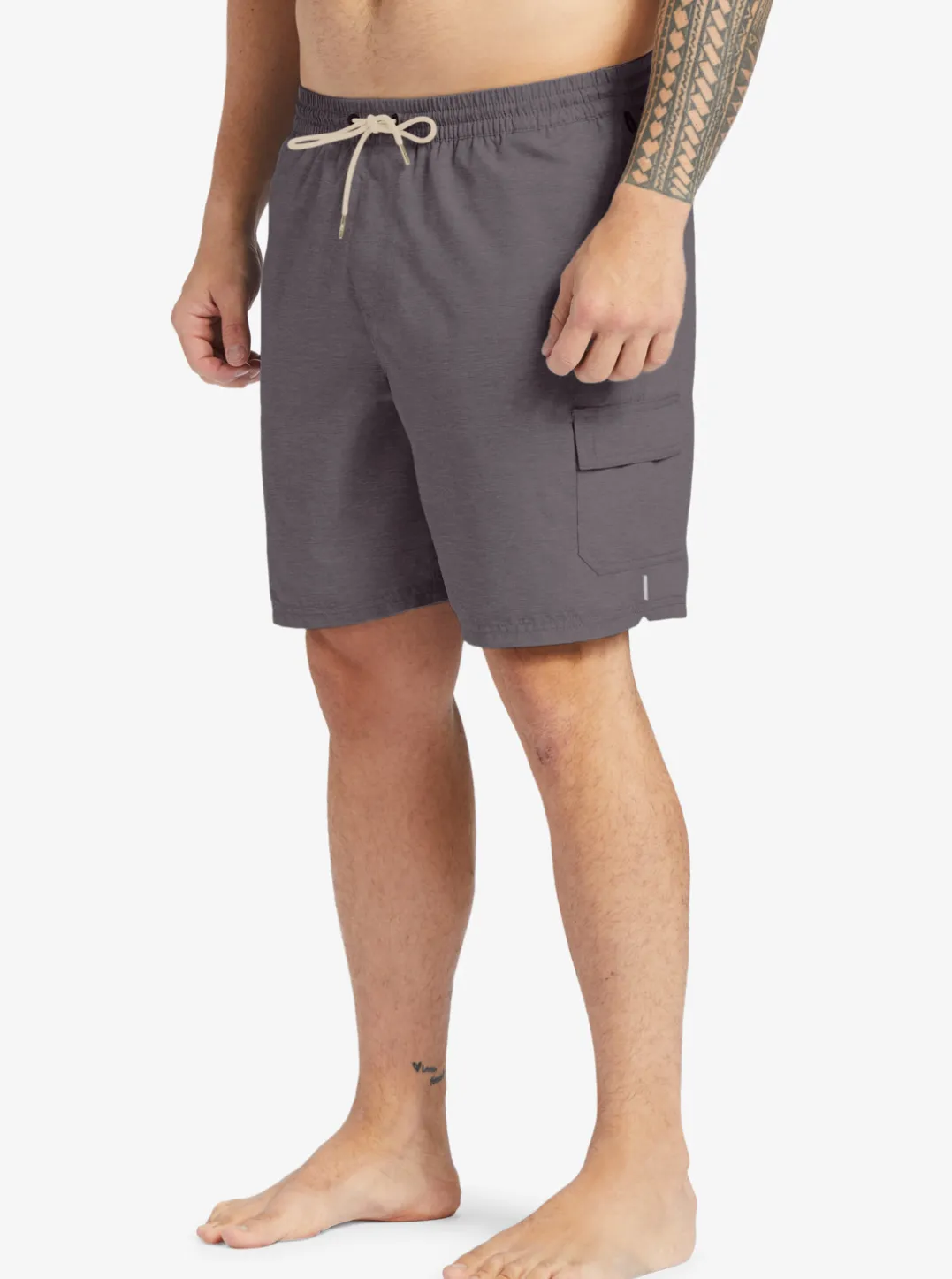 Mens Quiksilver Elastic Waist|Waterman Balance 18" Volleys