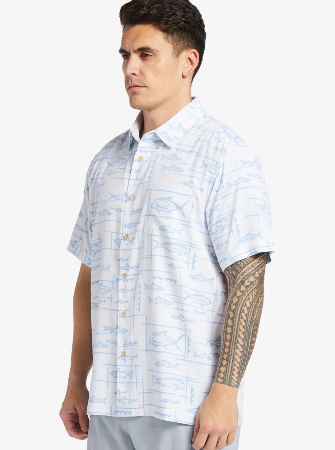 Mens Quiksilver Shirts & Polos|Waterman Bento Woven Shirt