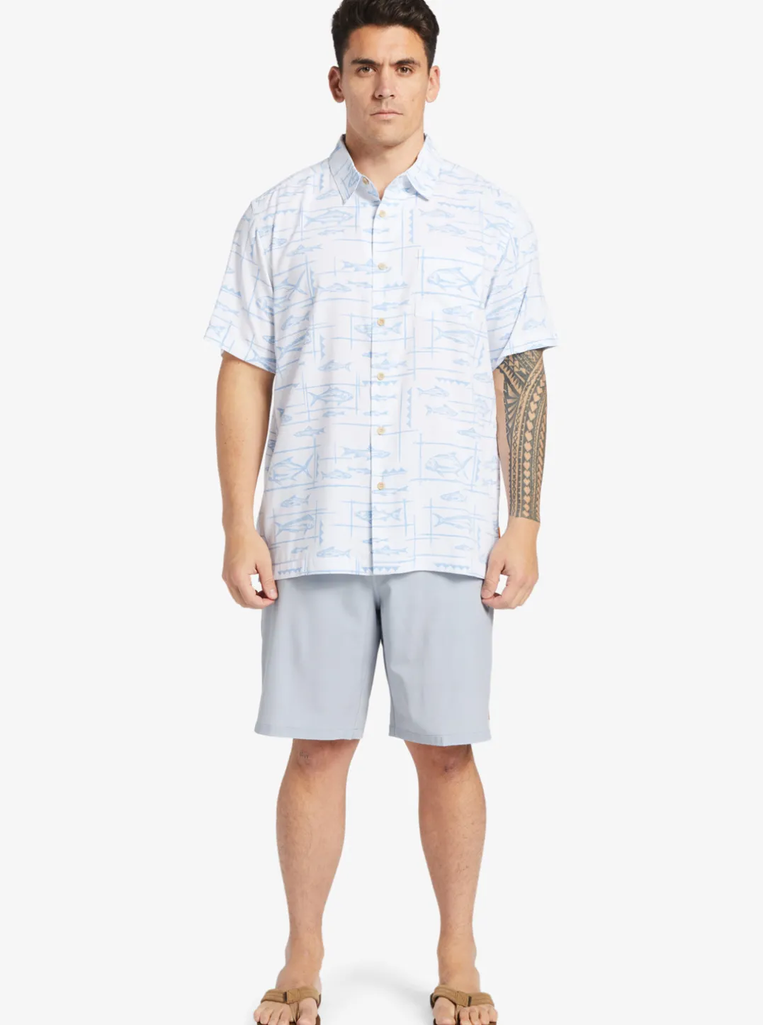 Mens Quiksilver Shirts & Polos|Waterman Bento Woven Shirt