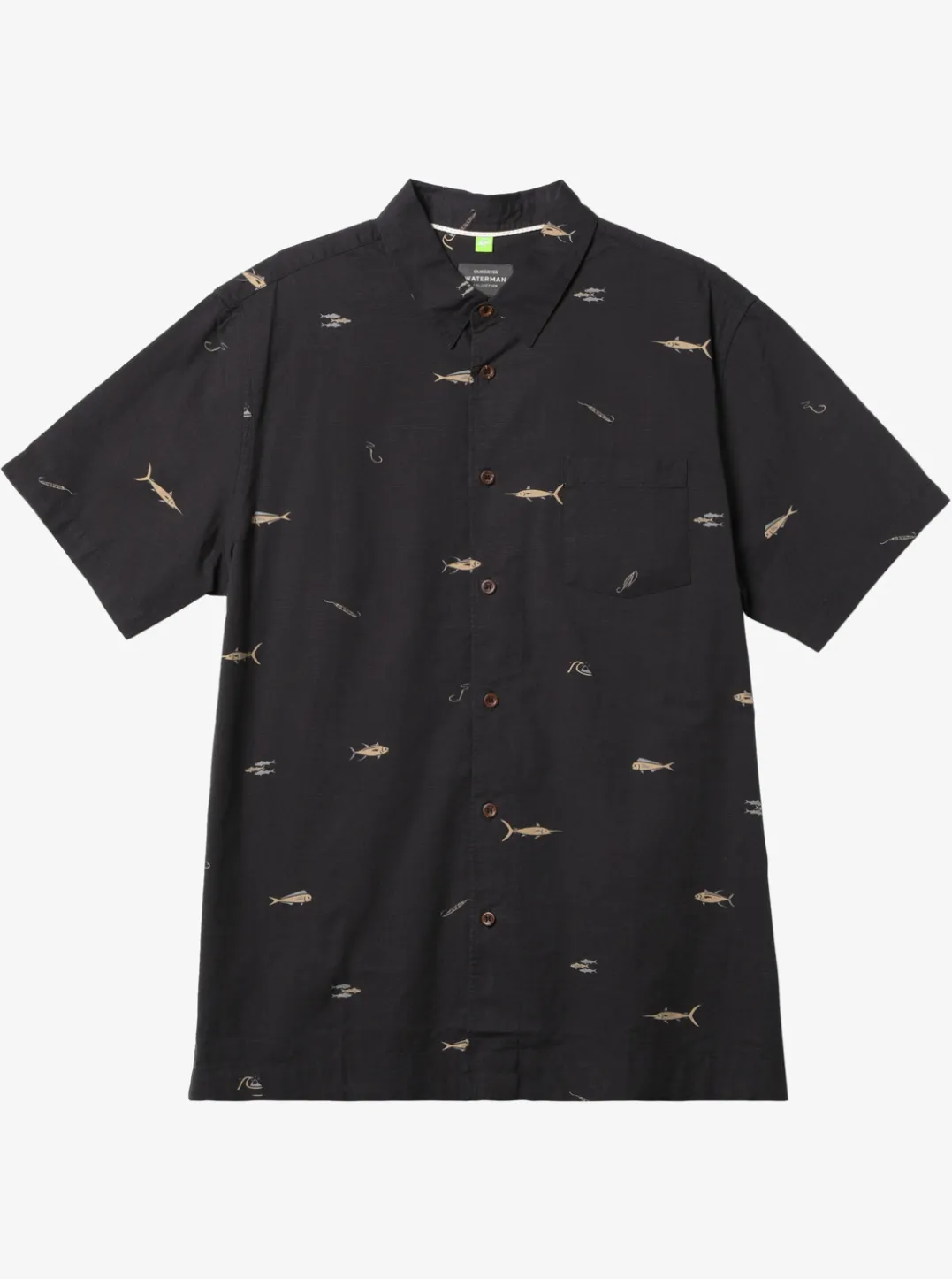 Mens Quiksilver Shirts & Polos|Waterman Big Pond Woven Shirt