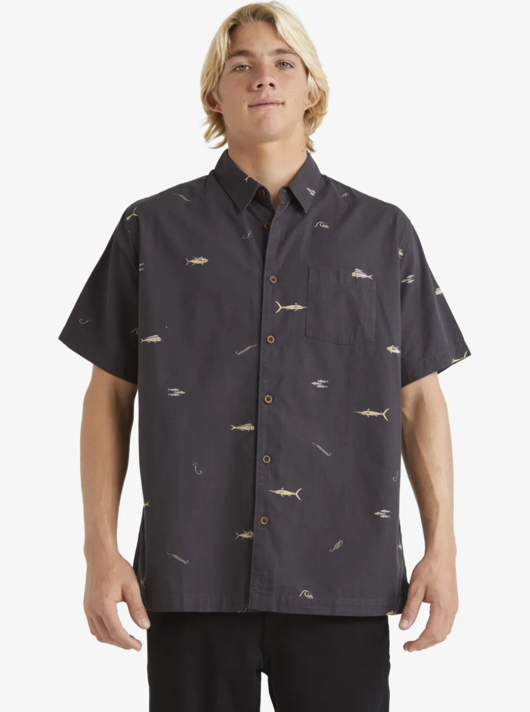 Mens Quiksilver Shirts & Polos|Waterman Big Pond Woven Shirt