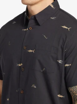 Mens Quiksilver Shirts & Polos|Waterman Big Pond Woven Shirt