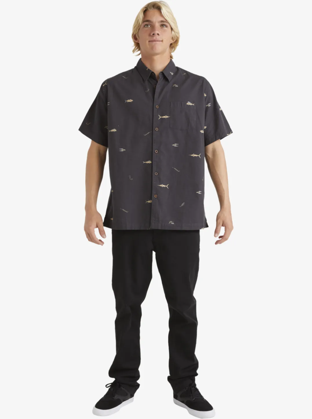 Mens Quiksilver Shirts & Polos|Waterman Big Pond Woven Shirt