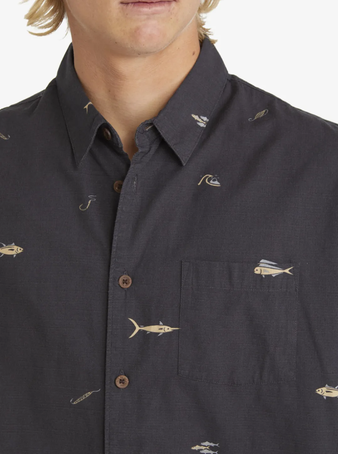 Mens Quiksilver Shirts & Polos|Waterman Big Pond Woven Shirt