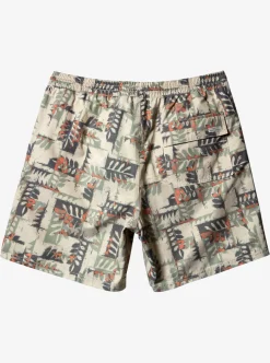 Mens Quiksilver Elastic Waist|Waterman Canoes Reef 17" Volleys