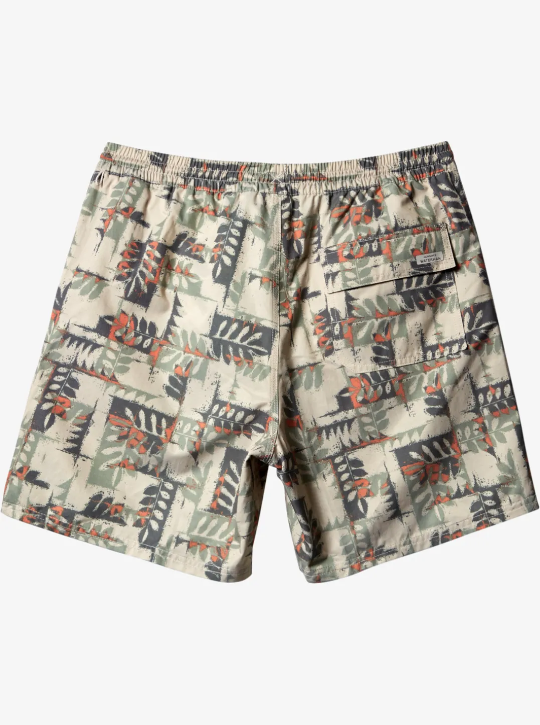 Mens Quiksilver Elastic Waist|Waterman Canoes Reef 17" Volleys