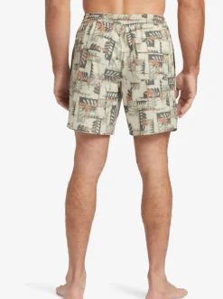 Mens Quiksilver Elastic Waist|Waterman Canoes Reef 17