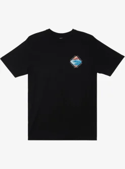 Mens Quiksilver Tees|Waterman Cross Chop Qt-Shirt