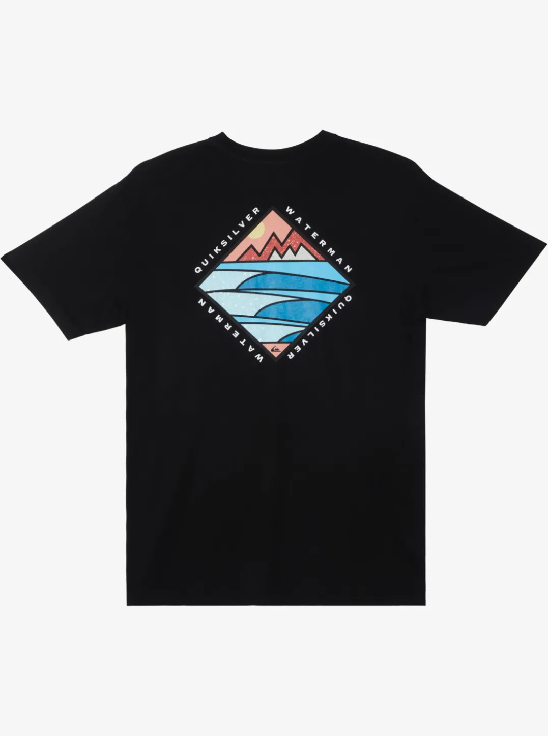 Mens Quiksilver Tees|Waterman Cross Chop Qt-Shirt