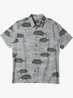 Mens Quiksilver Shirts & Polos|Waterman Dive Sites Woven Shirt