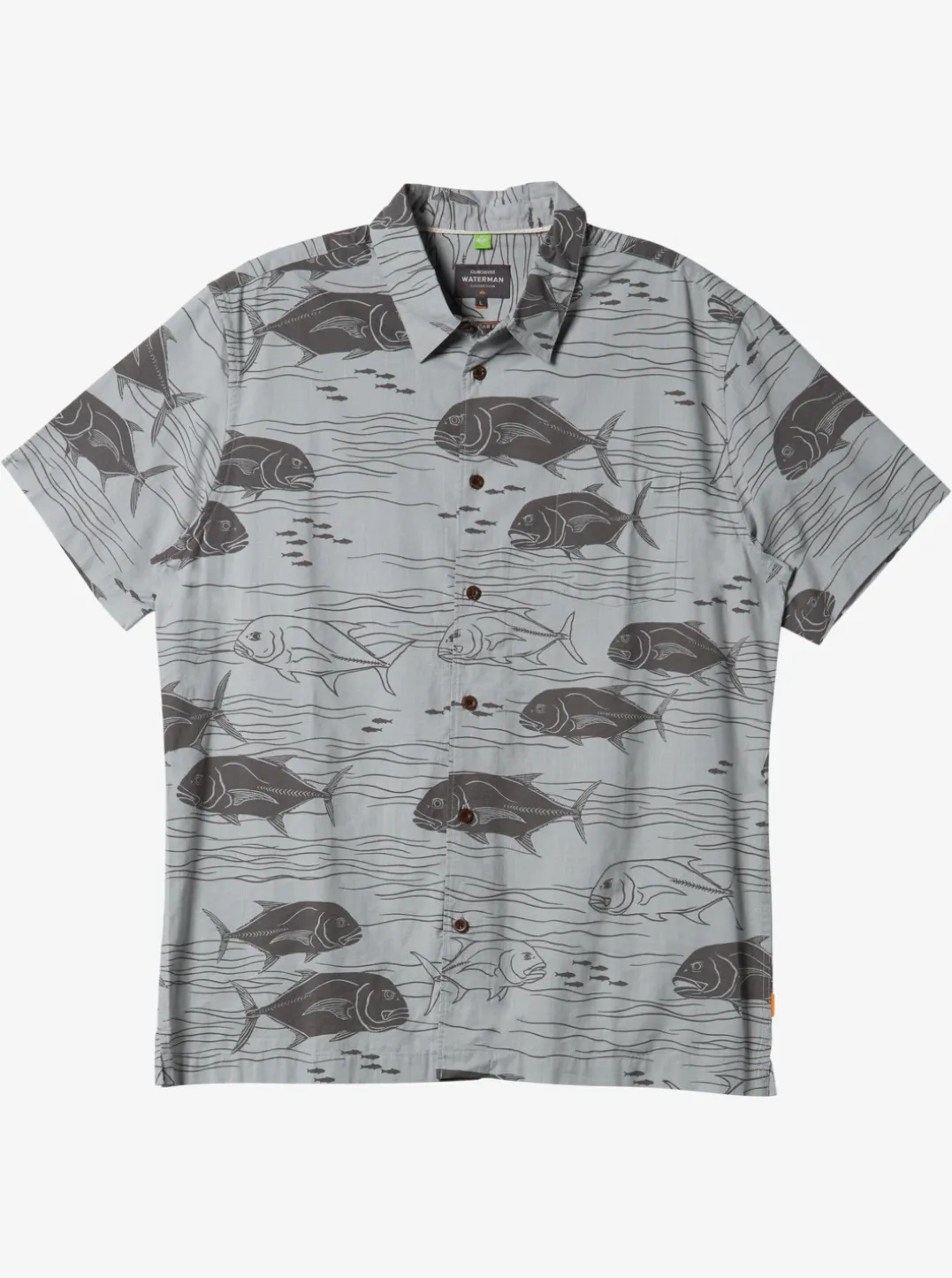 Mens Quiksilver Shirts & Polos|Waterman Dive Sites Woven Shirt