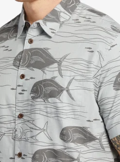 Mens Quiksilver Shirts & Polos|Waterman Dive Sites Woven Shirt