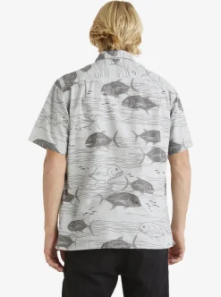 Mens Quiksilver Shirts & Polos|Waterman Dive Sites Woven Shirt