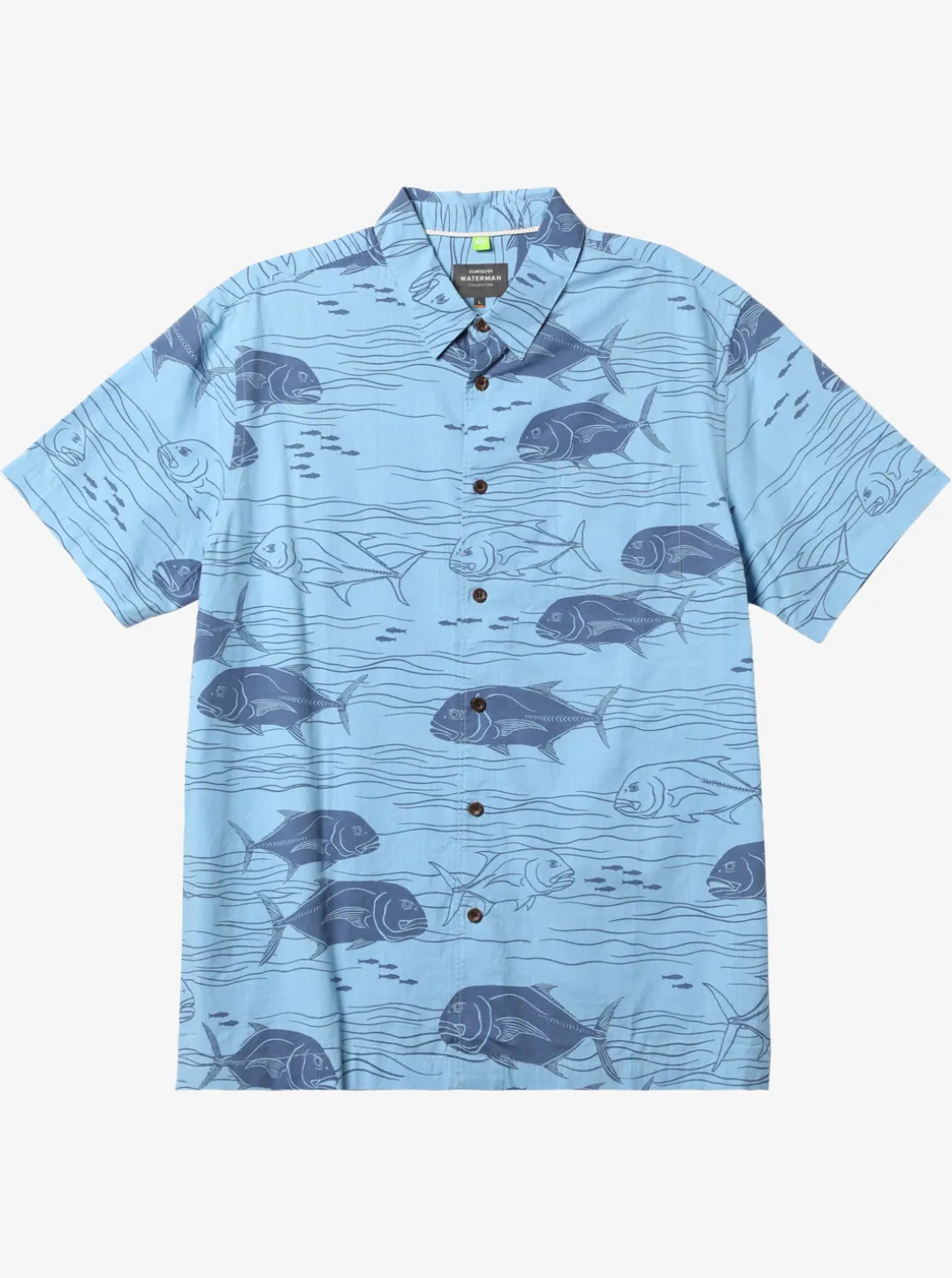 Mens Quiksilver Shirts & Polos|Waterman Dive Sites Woven Shirt