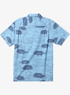 Mens Quiksilver Shirts & Polos|Waterman Dive Sites Woven Shirt