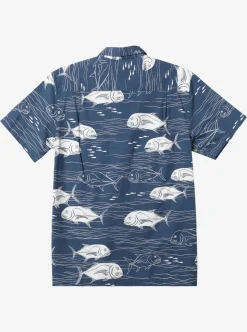 Mens Quiksilver Shirts & Polos|Waterman Dive Sites Woven Shirt