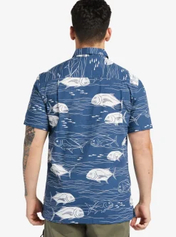 Mens Quiksilver Shirts & Polos|Waterman Dive Sites Woven Shirt