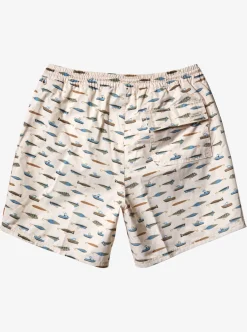 Mens Quiksilver Elastic Waist|Waterman Drag Week 17" Volleys
