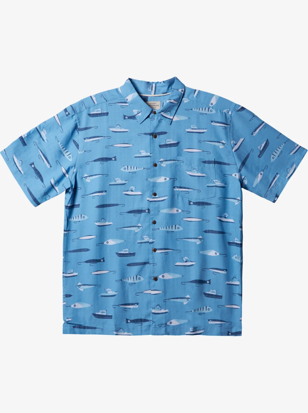 Mens Quiksilver Shirts & Polos|Waterman Drag Week Technical Short Sleeve Shirt