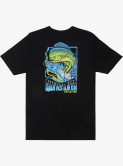 Mens Quiksilver Tees|Waterman Fish Flow Qt-Shirt