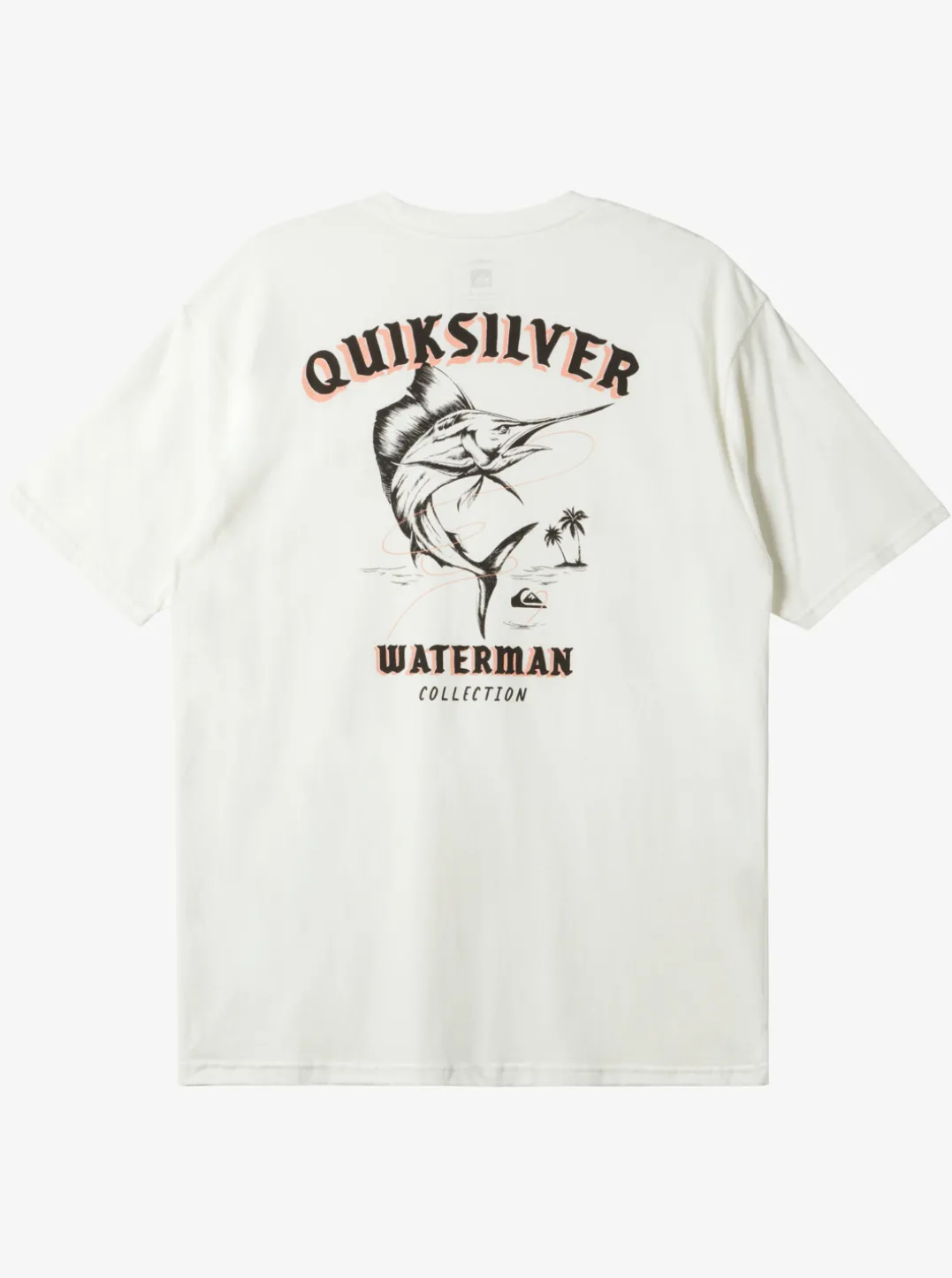Mens Quiksilver Tees|Waterman Fish On T-Shirt