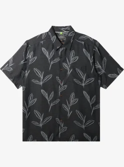 Mens Quiksilver Shirts & Polos|Waterman Ginger Stalks Short Sleeve Shirt