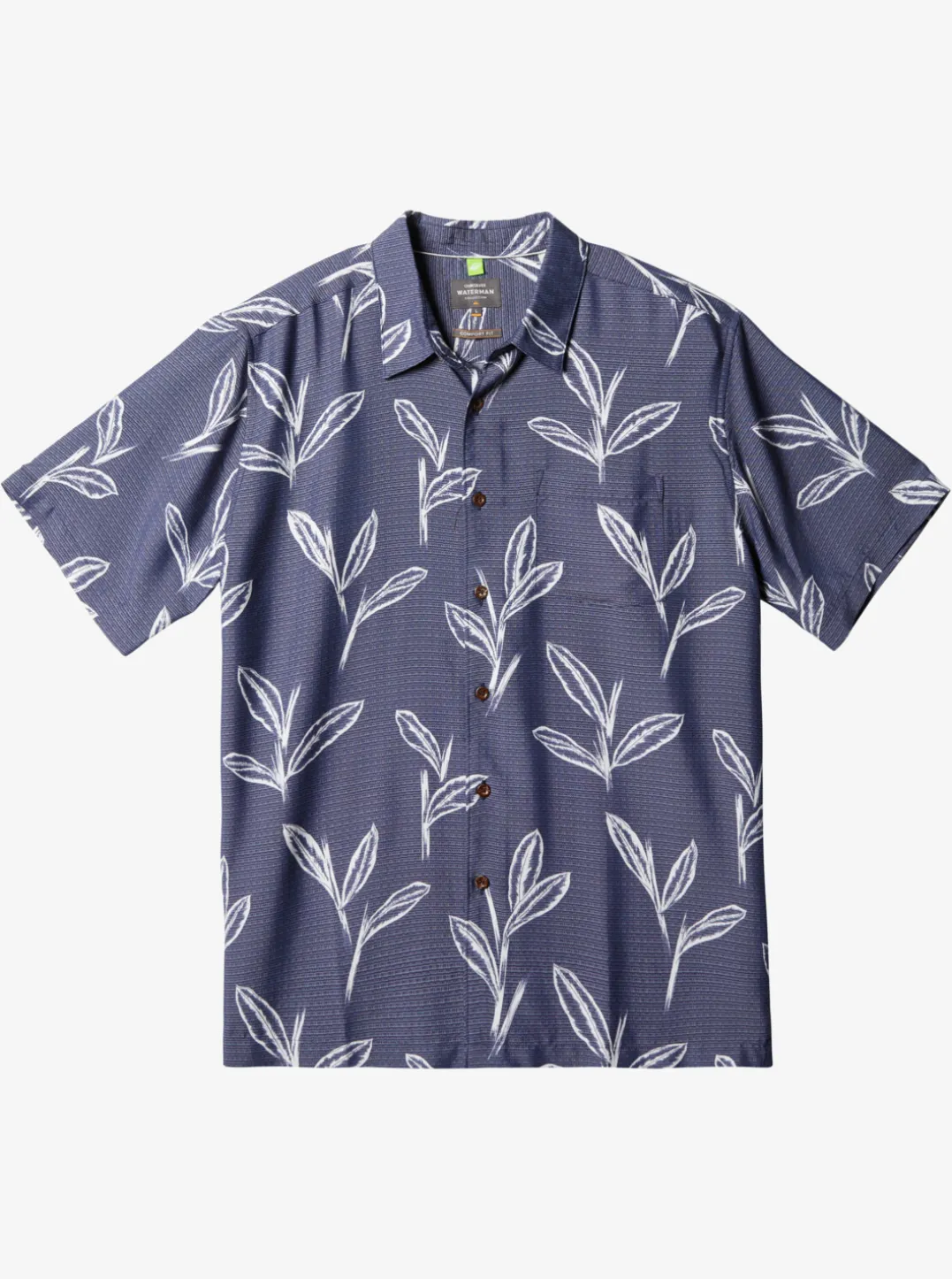 Mens Quiksilver Shirts & Polos|Waterman Ginger Stalks Short Sleeve Shirt