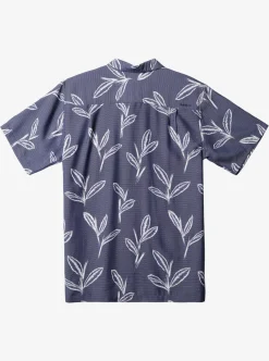 Mens Quiksilver Shirts & Polos|Waterman Ginger Stalks Short Sleeve Shirt