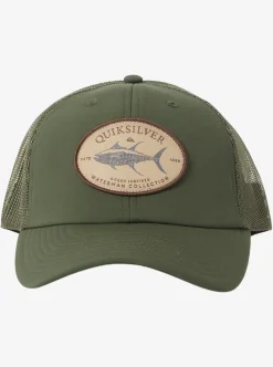 Mens Quiksilver Hats|Waterman Hook Minded Trucker Hat