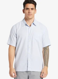 Mens Quiksilver Shirts & Polos|Waterman Kings Cliff Short Sleeve Shirt